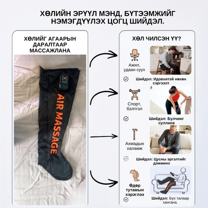 ARIULA Хөлний массажер — Агаарын даралтат